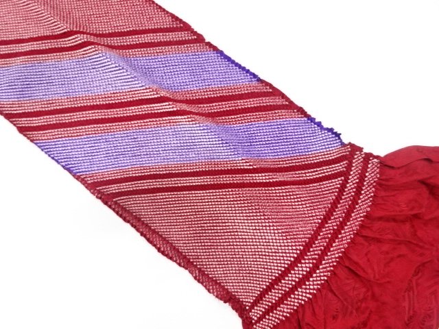 JAPANESE KIMONO / OBIAGE FOR FURISODE / SILK / SHIBORI